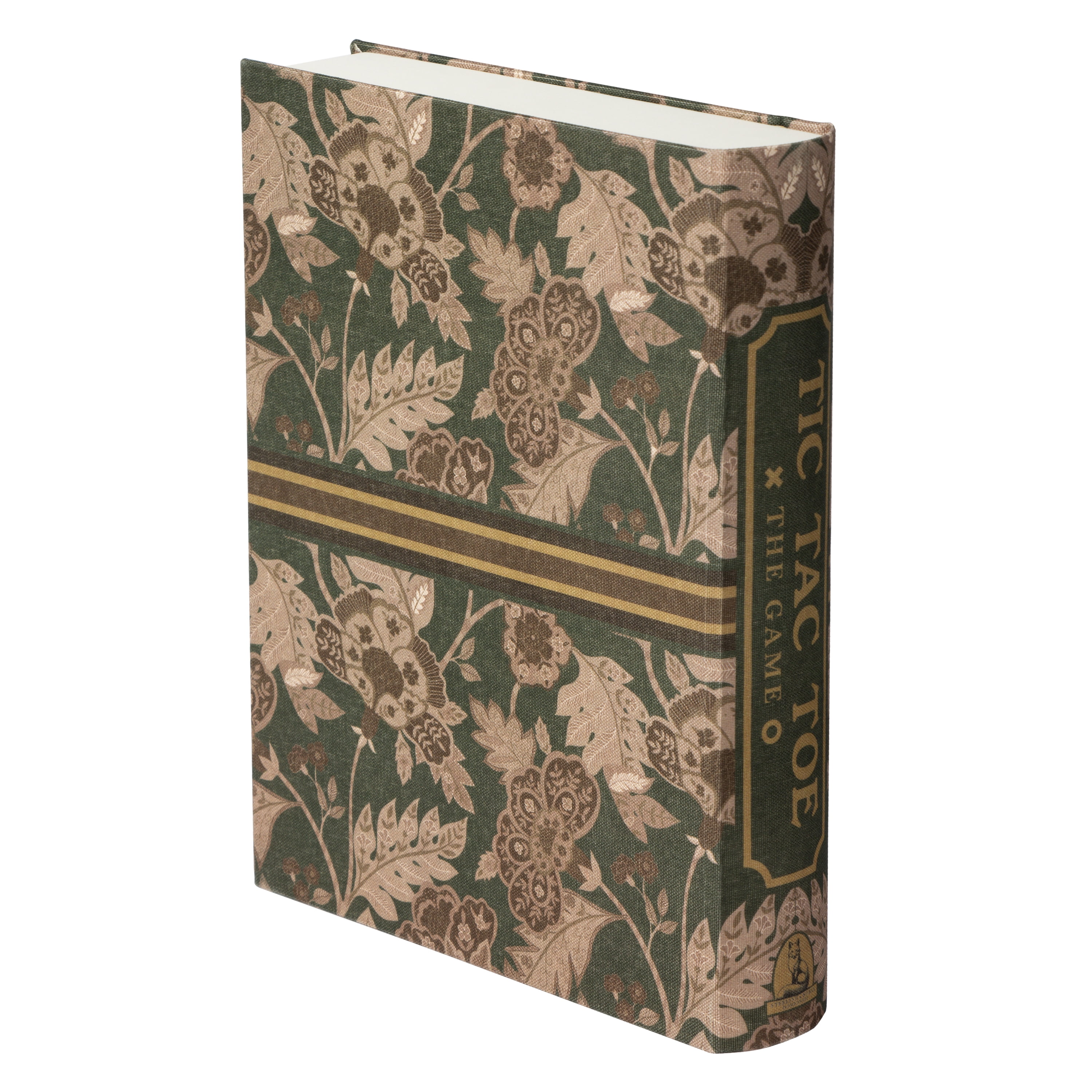 Home Decor Collection Sterling & Noble Home Green Floral Tic Tac Toe Game Set Book