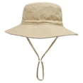 thumbnail image 1 of Sombrero de sol para bebé, de algodón, unisex, para playa, para verano, talla M, color 08, 1 of 5