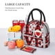 thumbnail image 5 of Balery Buffalo Plaid Love And Gnome Bolsa de Almuerzo para Mujeres, Caja de Almuerzo, Bolsa de Almuerzo Pequeña Impermeable, Tote de Almuerzo Reutilizable con Gran Capacidad, 5 of 6