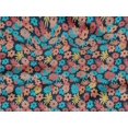 thumbnail image 5 of oneOone Rayon Dark Navy Blue Fabric Florals Quilting Supplies Print Sewing Fabric By The Yard 56 Inch Wide, 5 of 6