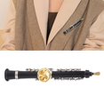 thumbnail image 4 of Oboe Shape Design Mini Pin Brooch Musical Instrument Craft Clothing Decoration Gift, 4 of 4