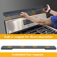 thumbnail image 6 of Stove Top Shelf 30 Inch - YIBUKIY Silicone Material Magnetic Shelf for the Stove - 3 Functional Partitions Kitchen Spice Rack Organizer - Dark Grey, 6 of 10