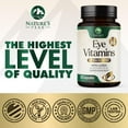 thumbnail image 2 of Eye Vitamins Supplements - 3x Strength Eye Health Vitamin with Lutein and Zeaxanthin - Vision Macular Health & Dry Eyes Support With Zinc, Vitamins C E & Minerals, Bottled in USA - 60 Capsules, 2 of 9