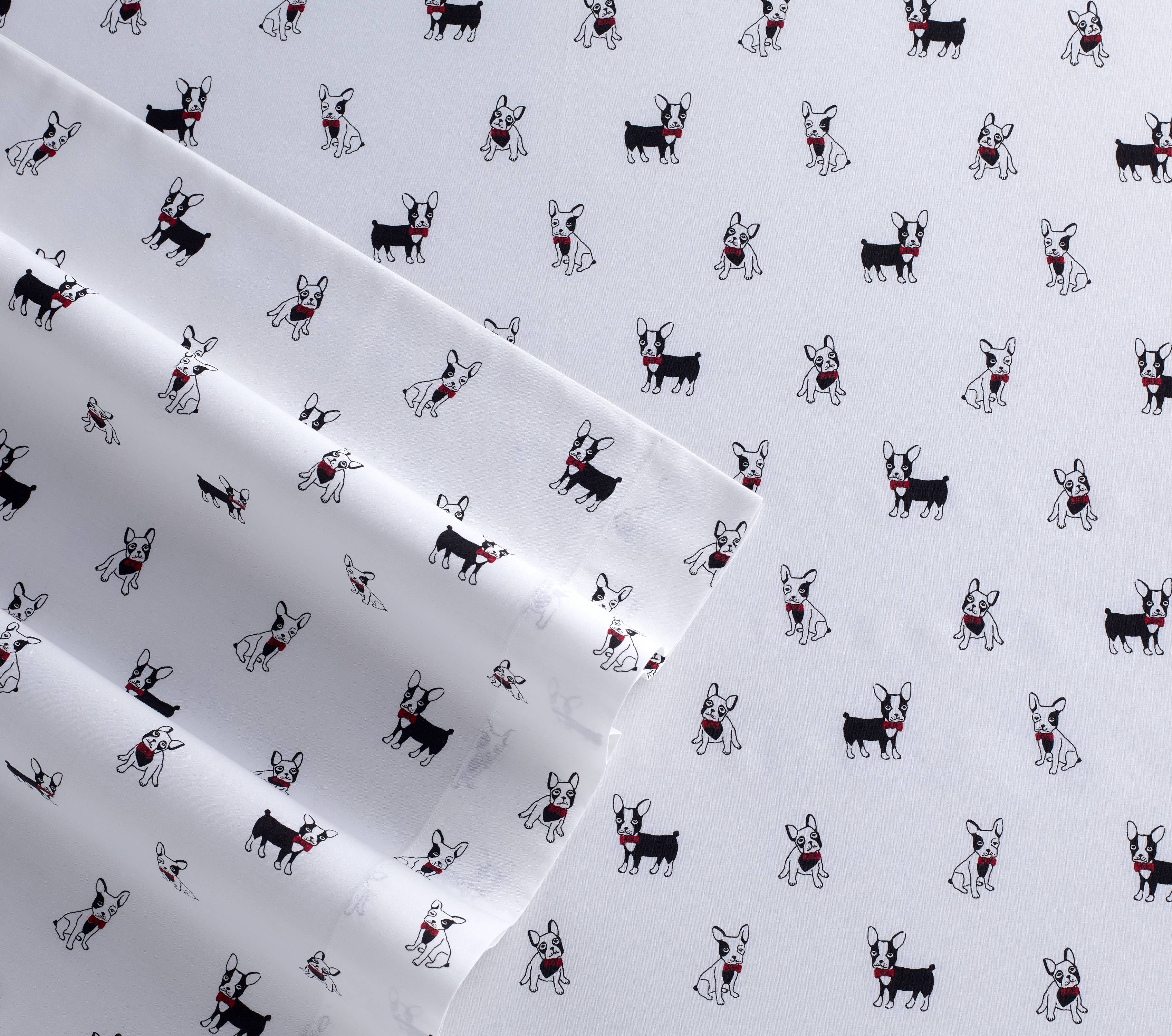 Poppy & Fritz Frenchie Sheet Set, Full