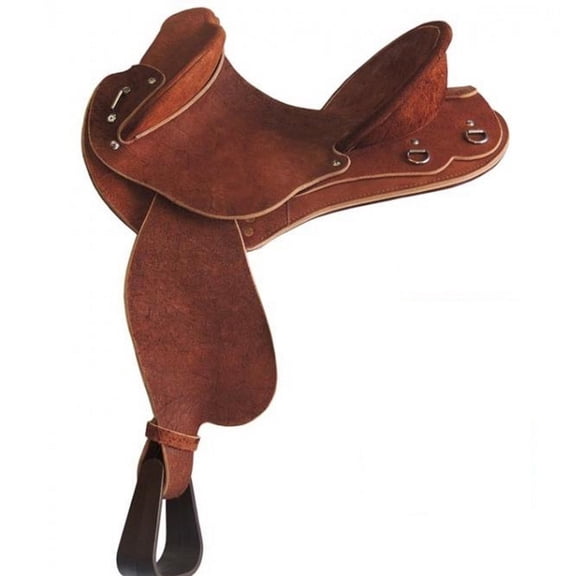 Half Breed Australian Saddle – Handcrafted Genuine Leather Outback Riding Saddle Comfortable & Durable