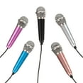 thumbnail image 3 of 5pcs Mini Microphones Portable Vocal Tiny Microphones Phone Microphones, 3 of 5