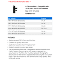 thumbnail image 2 of A/C Accumulator - Compatible with 1978 - 1987 Ford E-350 Econoline 1979 1980 1981 1982 1983 1984 1985 1986, 2 of 2