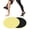 Yellow, variant on Gliding Fitness Discs, Lightweight  Portable Core Trainer, Use On Any Floor Surface