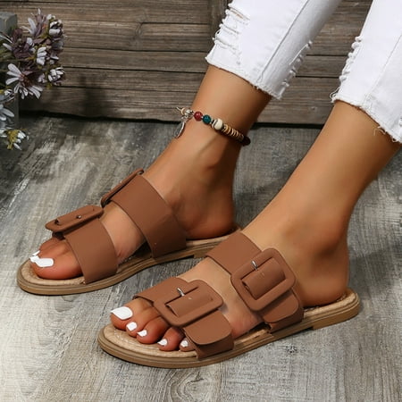 

eczipvz Shoes for Women Women Sandals Open Toe Heel Ankle Strap Sandals Summer Bohemian Platform Sandal Party Dressy Shoes