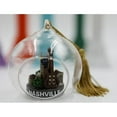 thumbnail image 3 of Glass ornament of Nashville  keepsake Christmas Ornaments 3 inches, 3 of 3