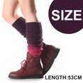 thumbnail image 2 of Moda de mujer Leggings de invierno botas calentador de pierna larga calcetines de punto de ganchillo calcetines cálidos hasta el muslo, 2 of 5