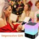 thumbnail image 3 of Altavoz Bluetooth con despertador, luz LED que cambia de color, lámpara de escritorio para dormitorio con luz de ambiente, adecuada para mujeres y niños, 3 of 3