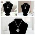 thumbnail image 3 of HEANUJJ 2-Pack Black Velvet Necklace Display Bust Stand Jewelry Organizer for Elegant Presentation and Retail Display, 3 of 8