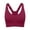 06# Wine, variant on Sports Bras for Women High Support Racerback Seamless Sports Bra Adjustable Straps Yoga Bra Padded Workout Bra 06# Pink 36