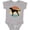 AC-Heather Grey, variant on Inktastic Vizsla Dog Retro Sunset Boys or Girls Baby Bodysuit