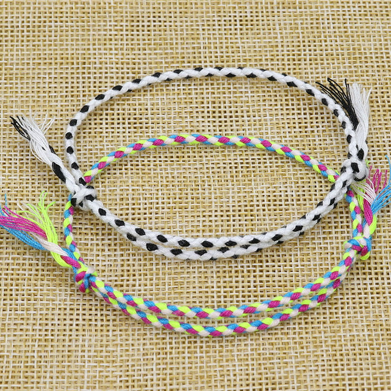 Wax Cord Braided Bracelet Adjustable Multicolor Aesthetic for Teen Jewelry  Waxed Bohemian Bracelets Hand Rope Universal Beach Women Ginger