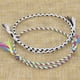 thumbnail image 3 of sweethay de cuerda, pulseras bohemias de ganchillo hechas a mano de punto de cuatro pliegues, regalo de playa Universal, accesorios para mujeres Ropa, zapatos y accesorios Miscelánea tipo 16, 3 of 6