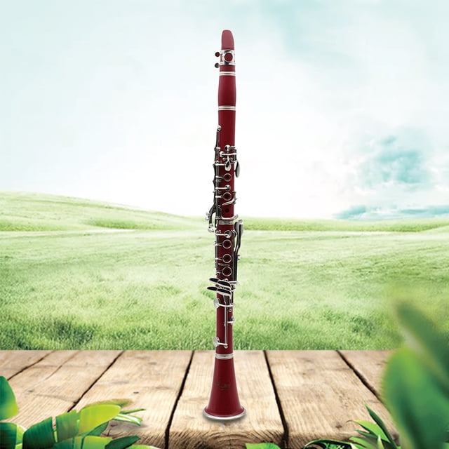 Clarinete Bb 17 teclas con estuche Instrumentos musicales de orquesta Instrumento de viento de madera