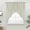 Green Grey, variant on Beige Pink Floral Swag Valances for Windows, Kitchen Curtains 36 Inch Length 2 Panels Set, Spring Flowers Short Curtains for Small Windows Rod Pocket Cafe Curtains Drapes 28"x36"