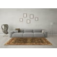 thumbnail image 3 of Ahgly Company Indoor Square Persian Brown Traditional Area Rugs, 6' Square, 3 of 4