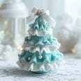 thumbnail image 6 of DIY Crochet Christmas Tree Kit, 2026 New Handmade Holiday Decoration Set for Beginners, Crochet Christmas Tree Bow Pearl Embellishment, Home Craft with Yarn, Hook, Beads Instructions, 6 of 7
