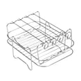 thumbnail image 2 of Rejilla para freidora de aire, accesorios para freidora de aire, rejilla para tostar, para freidora de aire, cocina, horno capas dobles cuadradas, 2 of 9
