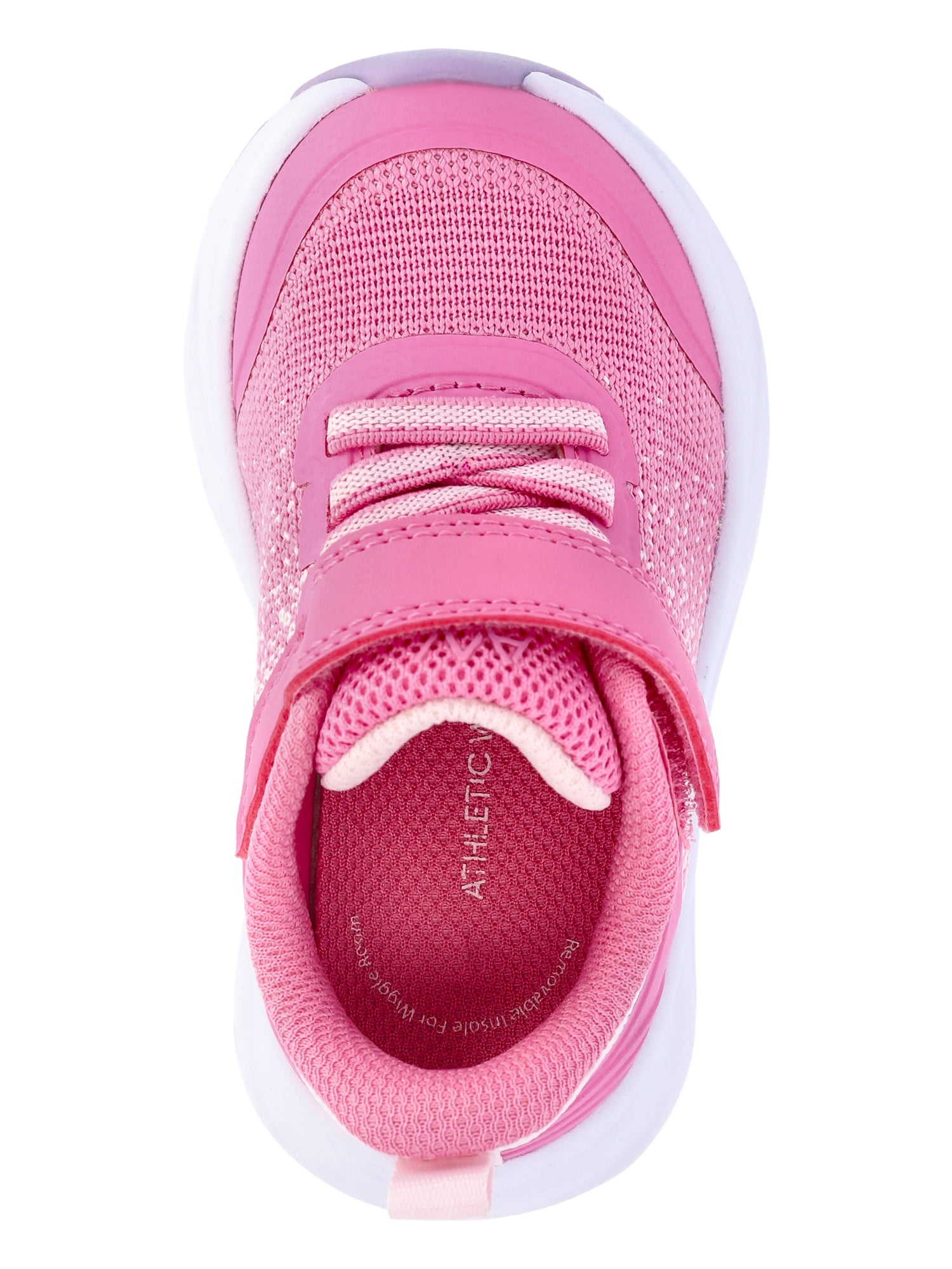 Athletic Works Baby and Toddler Bungee Knit Jogger Sneakers