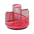 thumbnail image 2 of YIMWNYI 360° Rotating Pen Holder with 3 Compartments, Desktop Organizer, Large Capacity Storage for Office Supplies, Durable and Stylish Desk Accessory, 2 of 5