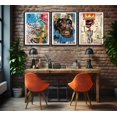 thumbnail image 2 of Póster Donahue Art Modern Abstract Graffiti 40 x 60 cm x 3, 2 of 8