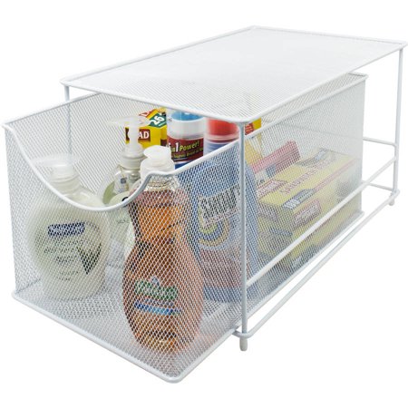 Sorbus Cabinet Organizer Drawer With Cover Mesh Storage Organizer