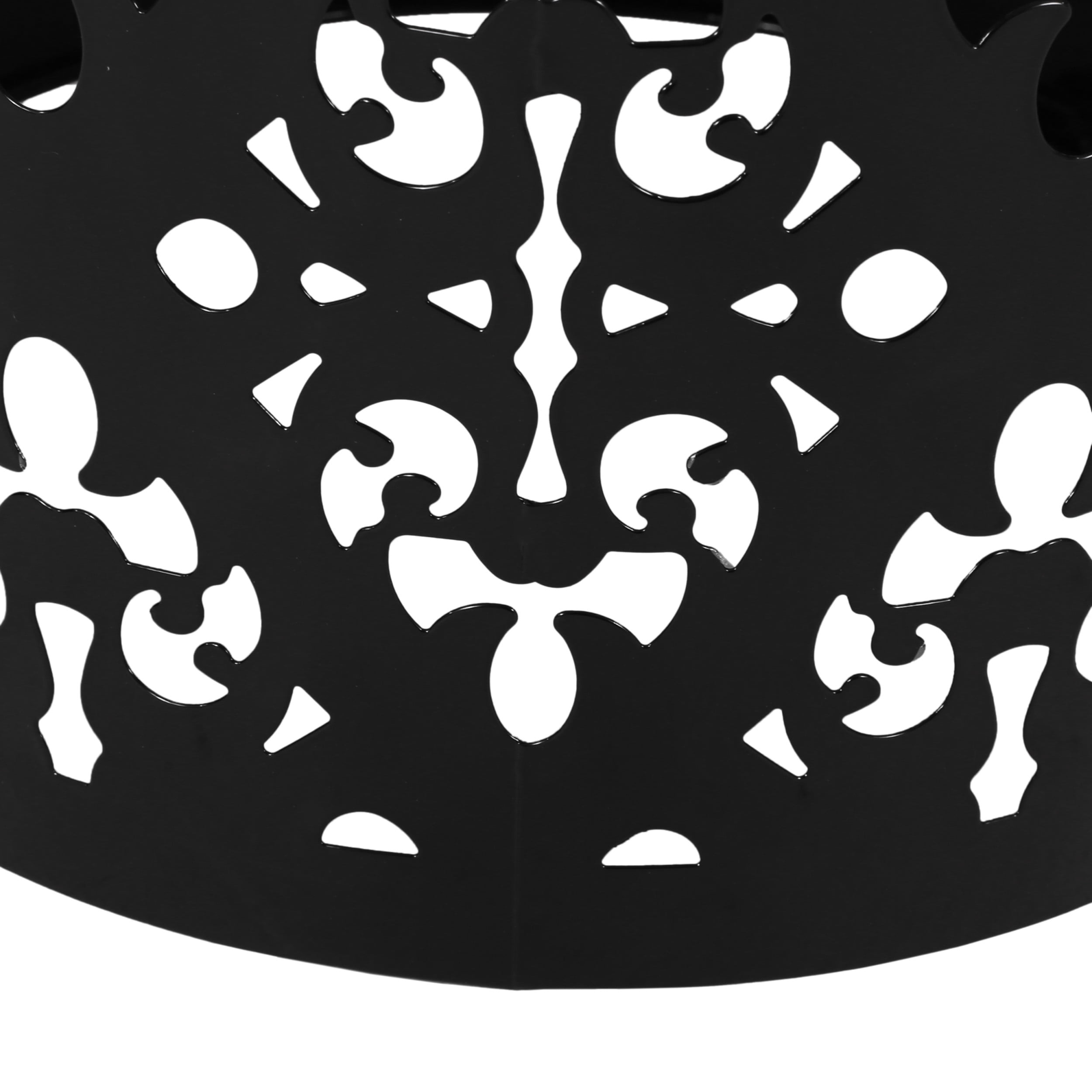 Soto Metal Outdoor Side Table, Black