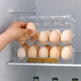 thumbnail image 4 of Amzcrzy Storage and Organization Storage Tray Flip Box 3-Layer Household Refrigerator Storage Box Household Kitchen Storage Tray Home Storage Organization and Storage Storage Container, 4 of 7