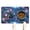 White-239, variant on Dog Food Mat Nebula Cosmic Sci-fi Lovers Space Geek Star Moon Sun Rocket Absorbent Waterproof Non-Slip Pet Feeding Mat