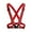 Red, variant on Visibility Neon Vest Reflective Belt Vest Fit for Running Cycling Sports, Must Have Household Items