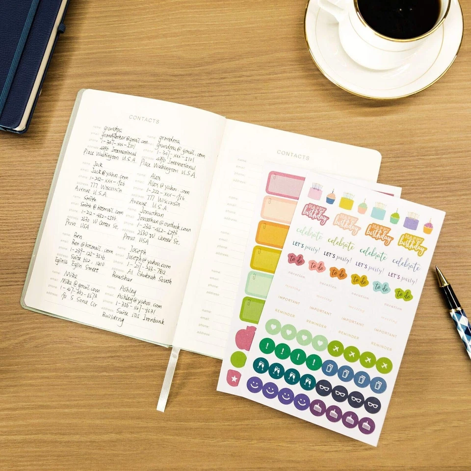 Undated Academic Weekly & Monthly Planner For 2021,2022,5.6"X8.2",52 Weeks & ...