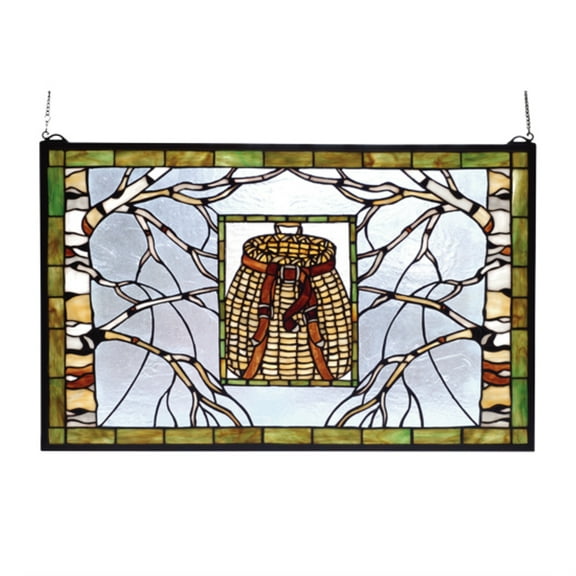 Meyda Tiffany 69502 Stained Glass Tiffany Window From The Outdoor Windows Collection -