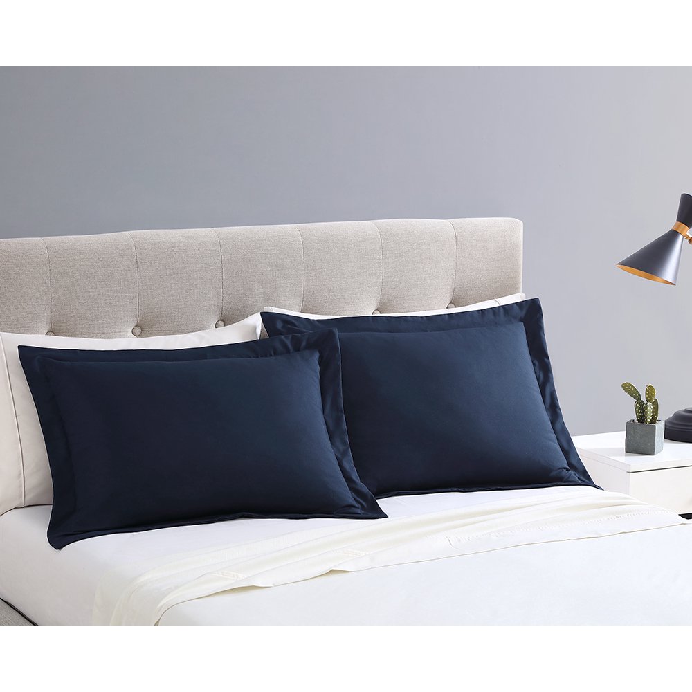 Mainstays 2 Pack Shams 200 Thread Count, Blue