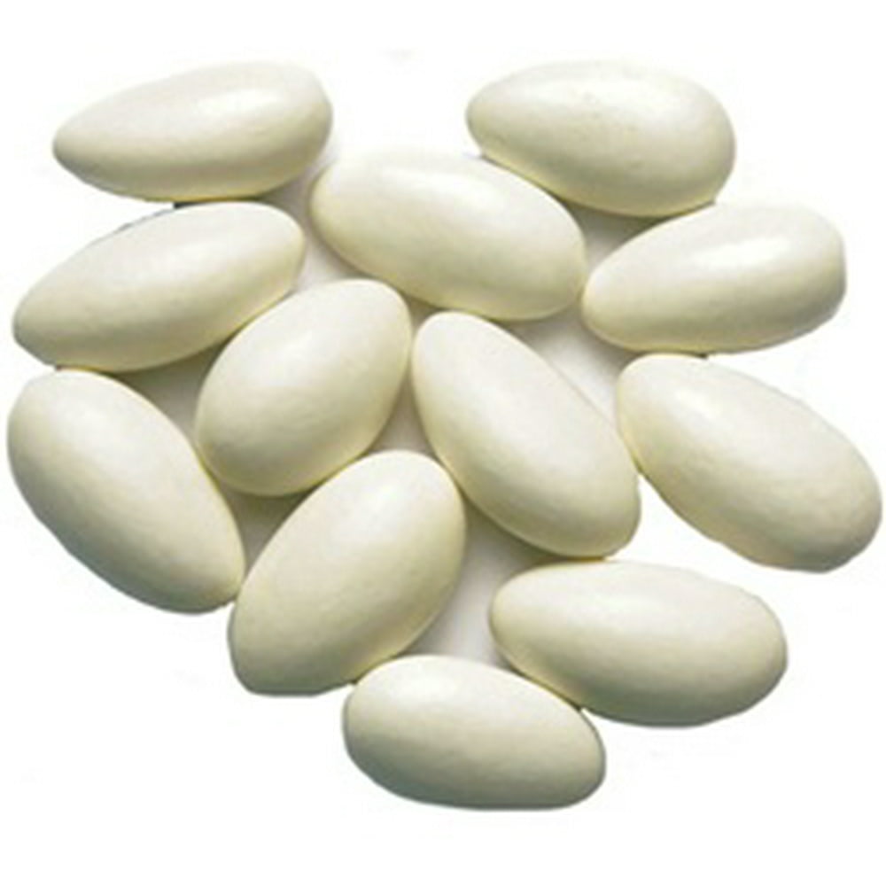 White Jordan Almonds bulk 5 LB