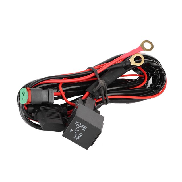 Kit de arnés de cableado de interruptor de Control de luz a prueba de agua, tira de luz LED, línea de interruptor de luz de trabajo 1V1