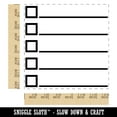 thumbnail image 2 of Bulleted Check List Checklist Squares and Lines Square Rubber Stamp Stamping Scrapbooking Crafting - Medium 1.75in, 2 of 7