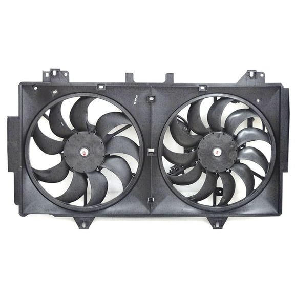Agility Auto Parts 6010096 Dual Radiator and Condenser Fan Assembly for Mazda Specific Models