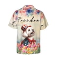 thumbnail image 2 of Freedom Maltese on Independence Day 4th of July Hawaiian Shirt Breathable Summer Unisex Merch Maltese Dog Lover Gifts Idea - 01005, 2 of 6