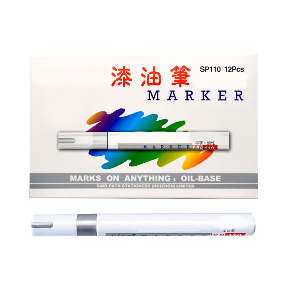 Paint pen touchup pen silver