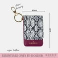 thumbnail image 3 of Kedzie Essentials Only Card ID Holder Vegan Leather with Classic Keyring, Golden Hour (Women's), 3 of 9