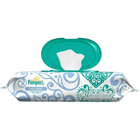 Pampers Baby Fresh Wipes, Scented (72 count) - Walmart.com