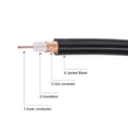 thumbnail image 5 of RG58 Coaxial Cables SMA Male To SMA Male With Adapter Low Loss RF Coaxial Cables 1FT Black 1Pcs, 5 of 5