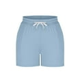 thumbnail image 5 of Women's Casual Cotton Shorts with Elastic Waist - Soft, Breathable, and Comfortable for Everyday Wear, Sports, and Summer, 5 of 7