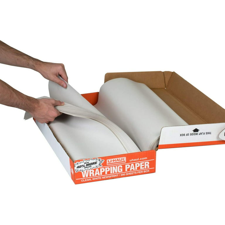 IDL Packaging 18 x 24 Newsprint Packing Paper Sheets, Pack of 400, 12  lbs. Weight - Wrapping Paper & Box Filler for Moving, Shipping, and Storing  - Unprinted Packing Paper for Moving Breakables - Yahoo Shopping