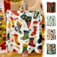 thumbnail image 2 of PEIBang Christmas Throw Blanket 29x39 Inch,Winter Holiday Decorative Blanket,Cozy Soft Flannel Fleece Blanket for Home Decor, 2 of 7