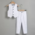 thumbnail image 2 of Boys' Suits Slim Fit 3 Piece, Adjustable Waist, Boys Formal Suit with Jacket, 2 of 5